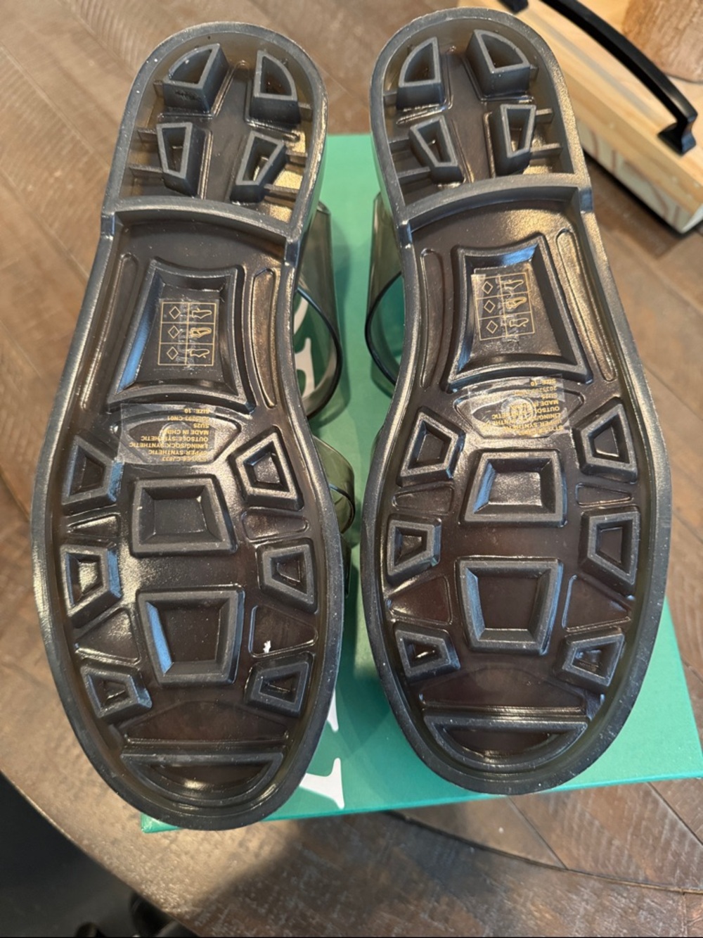J. Crew Fisherman Jelly Sandals in Storm Cloud NEW! - Picture 3 of 4